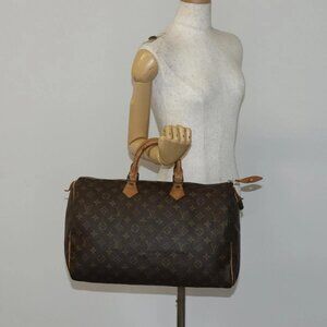 LOUIS VUITTON Monogram Speedy 40 Hand Bag M41522 LV Auth 144455